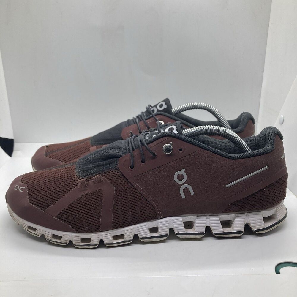 On Cloud 5 Mens 10 Burgundy Maroon Shoes Sneakers Running